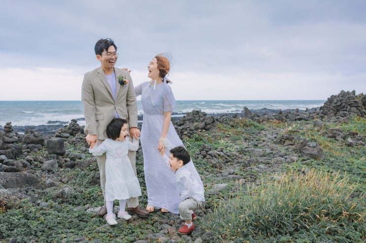  제주도 소가족스냅 - 제주도 표선 해변, 해비치호텔