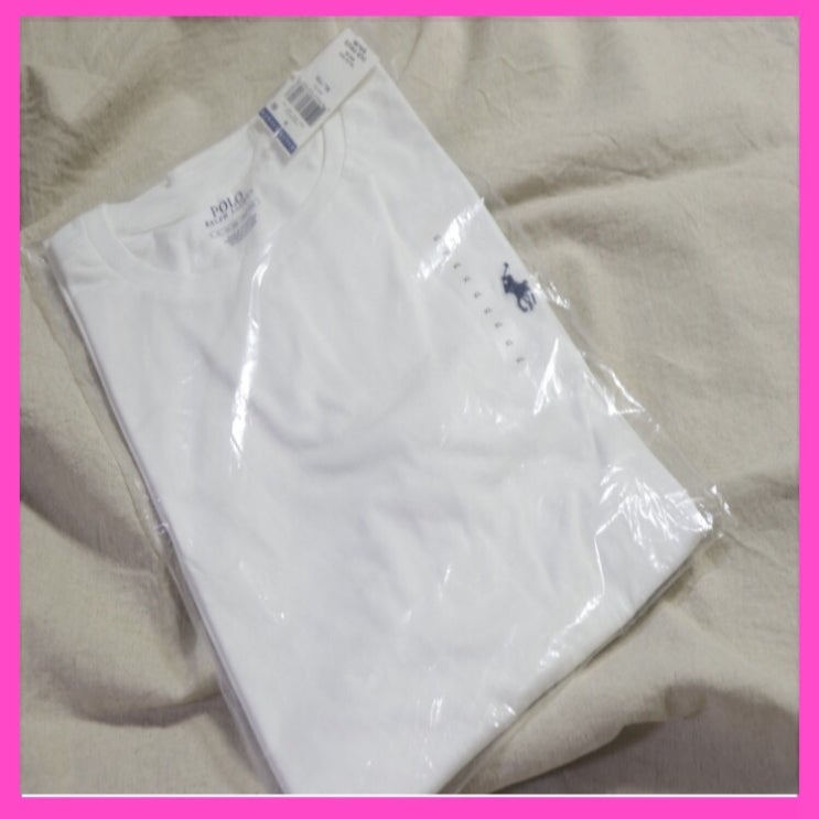  폴로 랄프로렌 라운드 면티셔츠 편하고 예쁘네요!쇼핑지름신