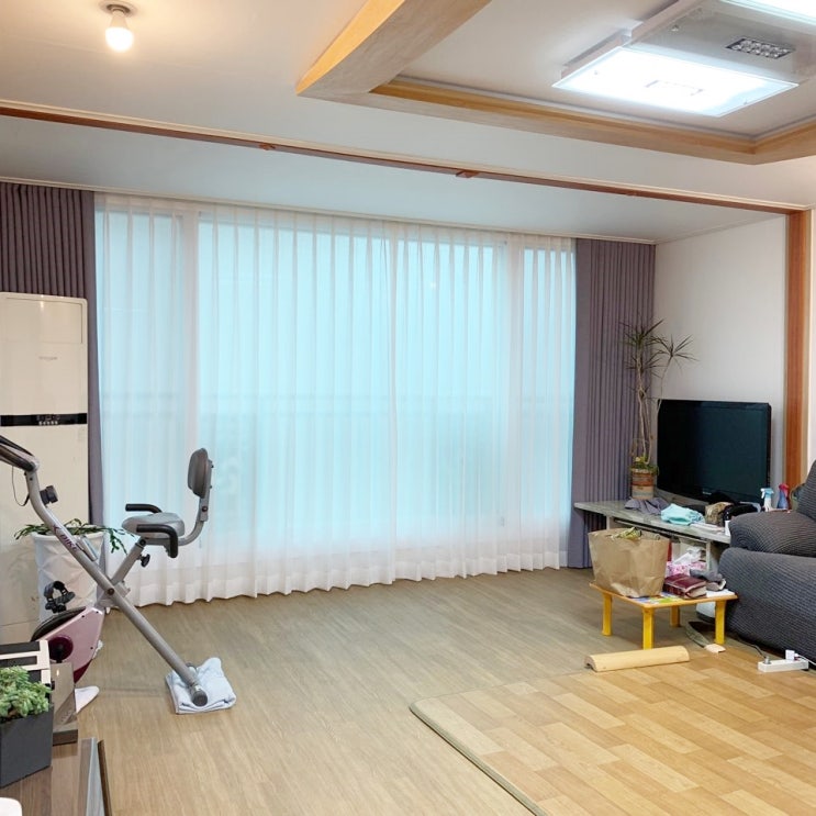  전주 삼천동 호반리젠시빌 형상기억 암막커튼 스타일링