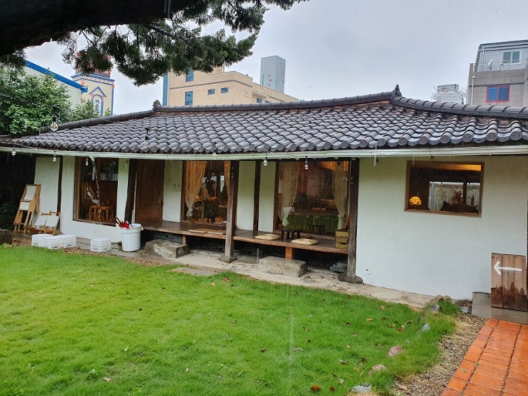  도심 속 시골갬성 광주 충장로 한옥 카페 _ 하노크!