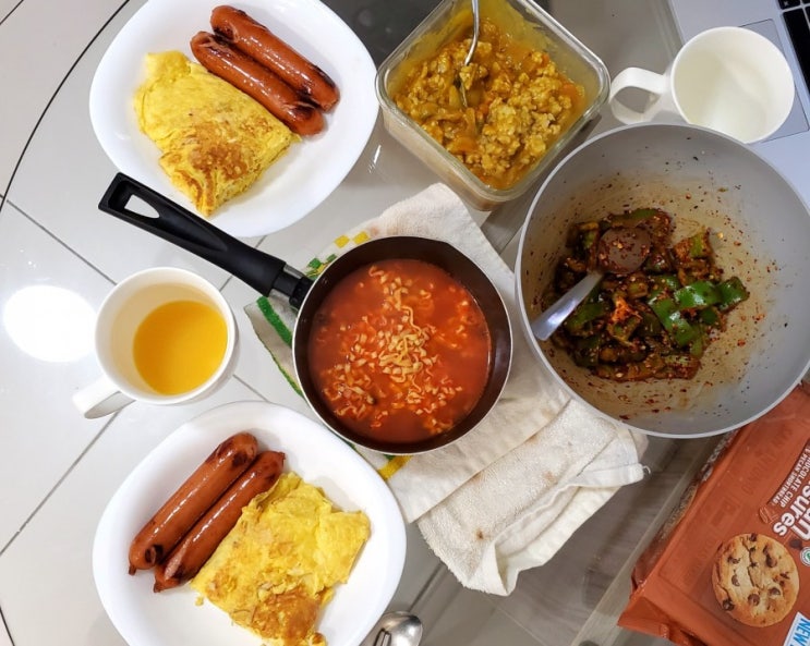  빠야족과 함께 저녁 먹기~! / 어느날의 아침, 점심, 저녁