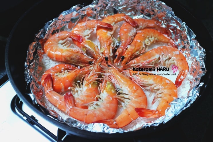  가을 제철 대하 10분요리 소금&버터구이<홈쿡>
