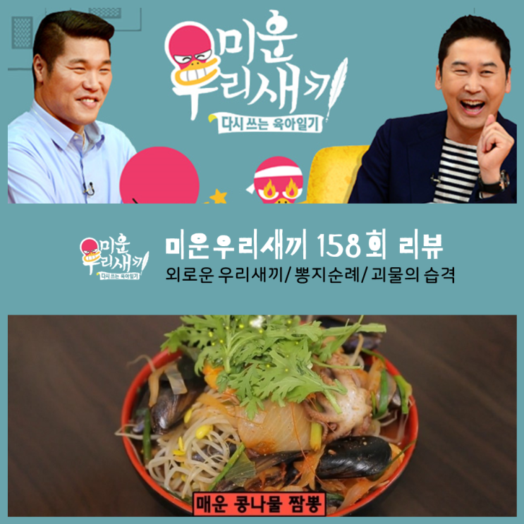  [ 미운우리새끼 158회 리뷰 ] 박수홍, 외로운 우리새끼/ 이상민 & 탁재훈, 뽕지순례/ 터보 & UV, 괴물의 습격