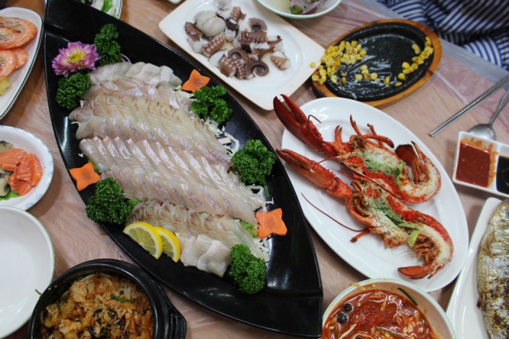  전주 횟집# 송천동 다농 3층 18호 회센타에서 회식 했어요!