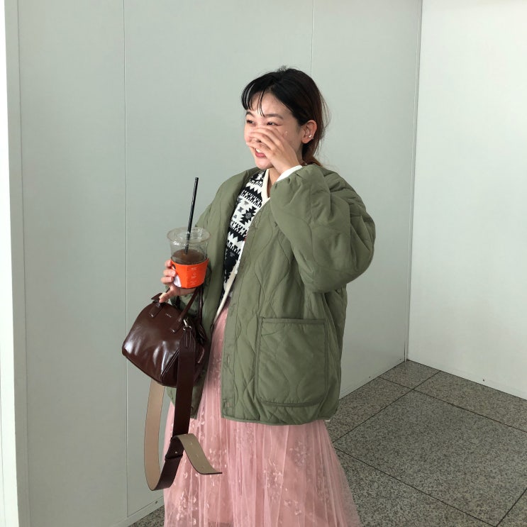  스파오 뽀글이자켓, 덤블자켓으로 귀여운 코디 완성!