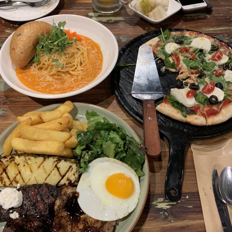  울산삼산맛집 어글리스토브 울산 더테라스가든점 런치 세트 배터져요