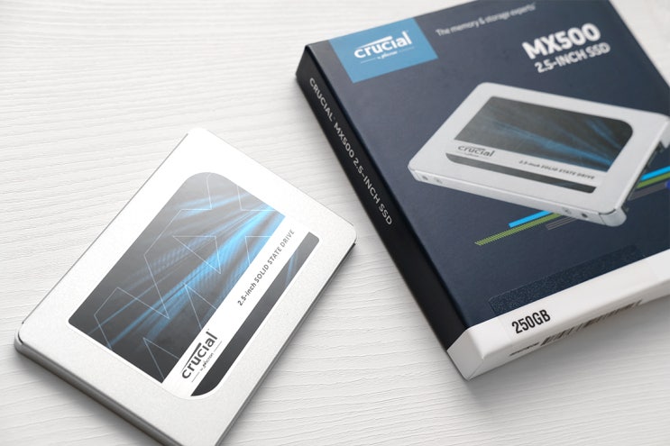  마이크론 크루셜(crucial) MX500 250GB SSD 사용기 - 아크로니스로 디스크 복제, OS 마이그레이션하기!