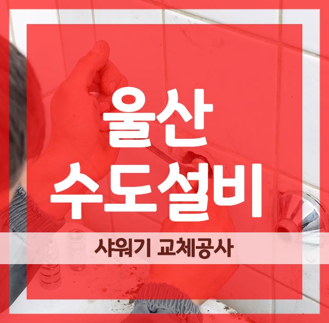  울산수도설비 샤워기 교체공사