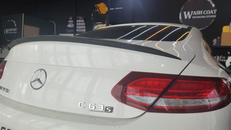  벤츠C63S 부산디테일링세차 차량관리의 시작은 워시코트