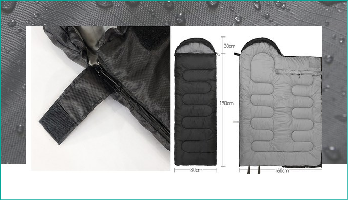  29%할인 쿠팡 브랜드 - 코멧 머미형 사계절용 침낭 220 x 80cm [27,990원]