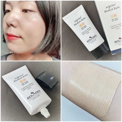  데일리로 자연스러운 피부 표현하기에 좋은 피부과 비비크림_에끌라두 플러스컬렉션 레제네 블레미쉬 밤 (비비크림)