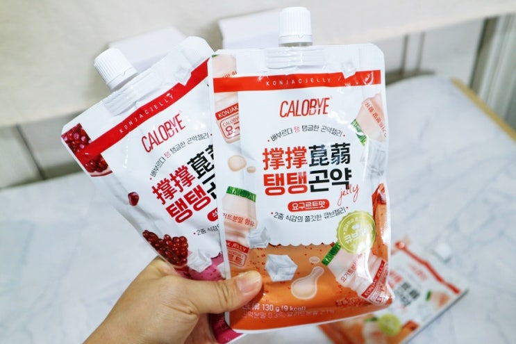  칼로바이 탱탱곤약, 다이어트 곤약젤리 저칼로리간식으로 딱이네-