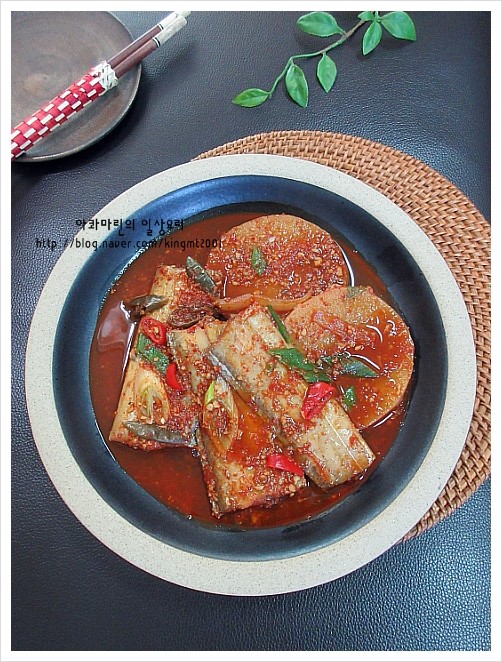  갈치조림만들기 더보화 제주 은갈치라 더 맛있네~~