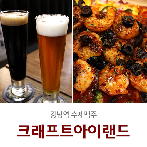  크래프트아일랜드 강남역 수제맥주 맛집