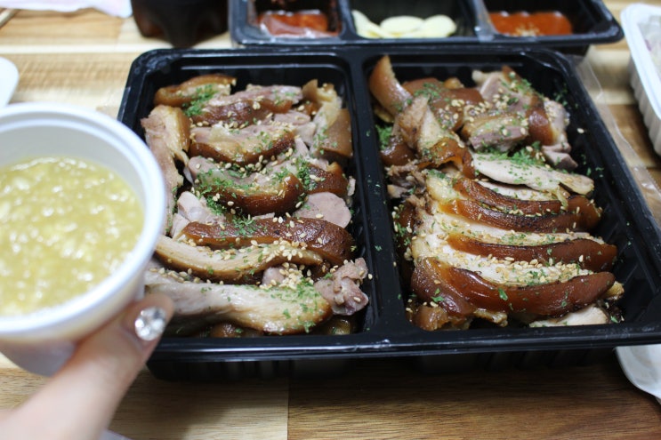  대전 갈마동 족발 맛있는 족발소풍에서 시켜먹어요