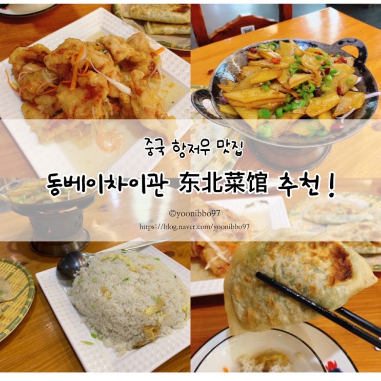 중국 항저우 맛집 | 절강이공대 근처 꿔바로우 맛집 ! 동베이차이관(东北菜馆), 최애 동북식당️