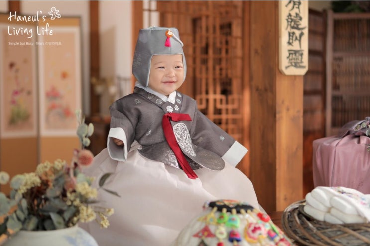  전통돌상스튜디오 베리베베 미사 한옥컨셉 제대로~(액자서비스)