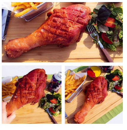  쿠팡 로켓(익일)(내일) 배송  올찬 훈제 칠면조다리 550g 이상    [6,400원 ]