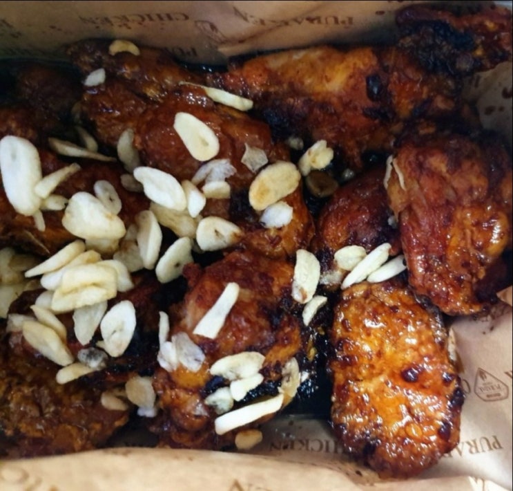  전주 신시가지 치킨 배달 맛집 <푸라닭> (블랙 알리오)