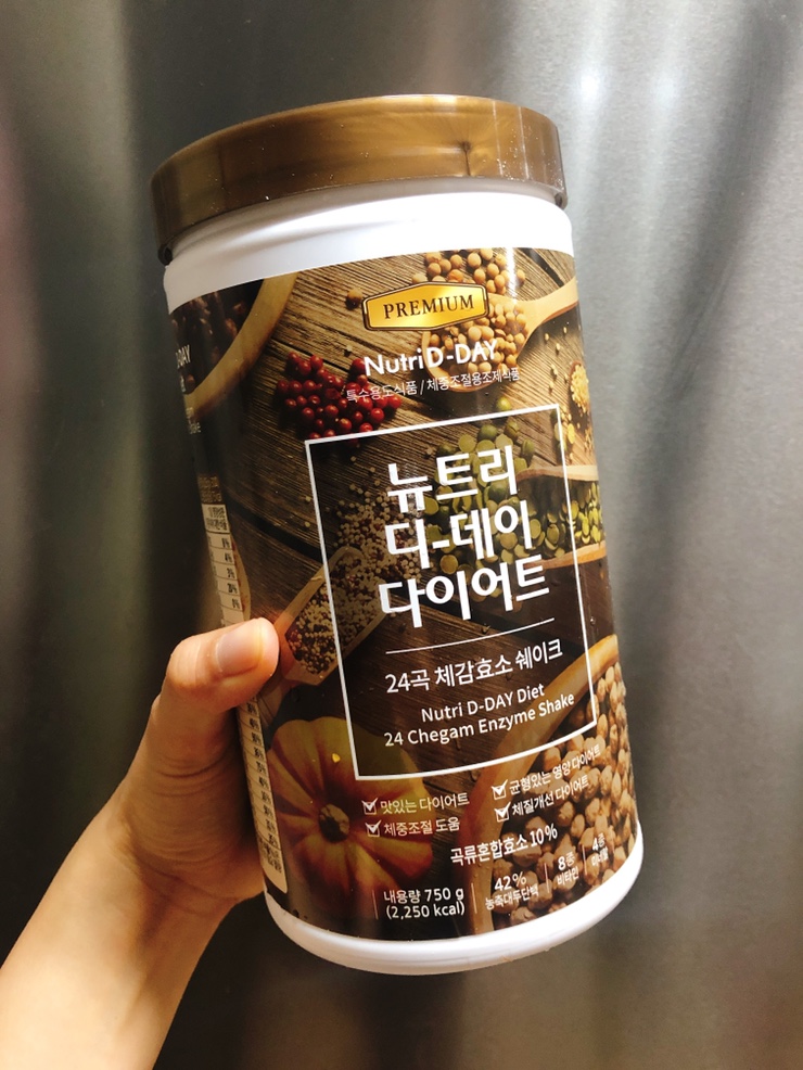  단백질쉐이크 뉴트리디데이다이어트 24곡체감효소쉐이크 맛나요!