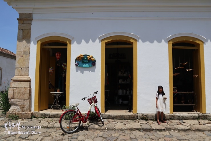 브라질여행/ Paraty : 파라치의 배 공예품 가게, 까샤싸, 아이스크림 디저트 가게, Centro Historico 파라치 역사유적지구
