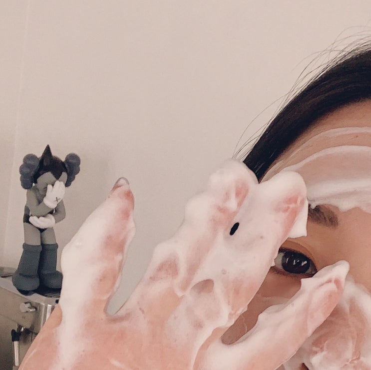  동키밀크 생크림 클렌저 _ 동키클렌저 추천하는 이유 쫀쫀한 버블로 자극없는 세안법