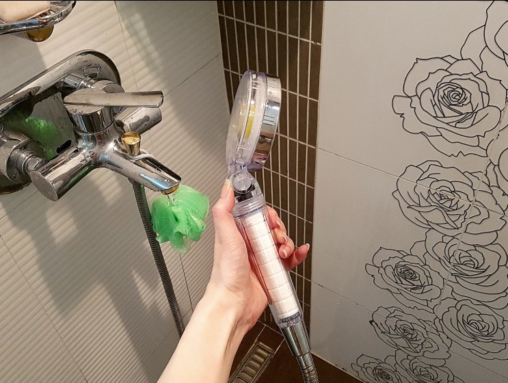  필터샤워기 헤드, 아이수 샤워기: 이사 후 샤워기헤드 교체했어요!