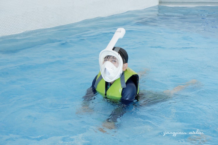  블루핀 스노쿨링마스크 후기, 워터파크에서도 너무 좋아요!