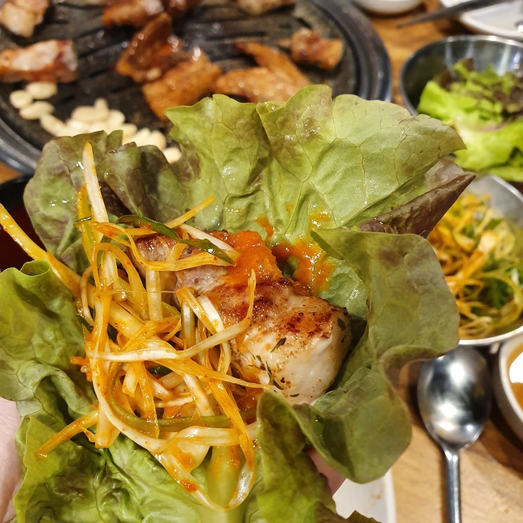  왕십리고기집 마당쇠돼지갈비 #회식 #모임 가성비있고 맛있게 먹었어요!