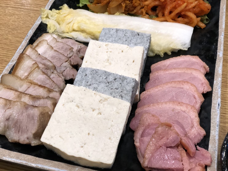  은평롯데몰 한식 맛집, 맛있는녀석들 두부요리편 만석장, 두부보쌈정식