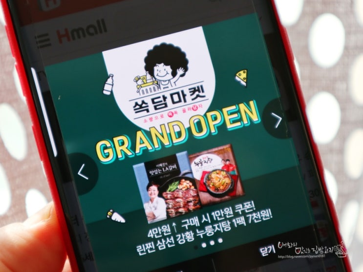  현대홈쇼핑 쏙담마켓 에서 쏙쏙 골라 담아 이원일 떡갈비 알뜰 쇼핑