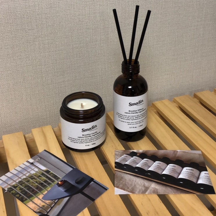  실내방향제 추천 : 천연디퓨저 스메딘 디퓨저 & 캔들