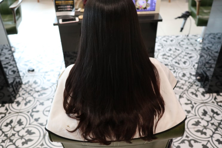  광교역미용실 '헤어더딥' 엘사클리닉 받았어요:)