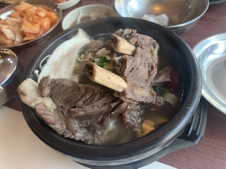  수지구청 갈비탕맛집, 명가원설농탕 / 주차 (이게 바로 갈비탕이지!!)