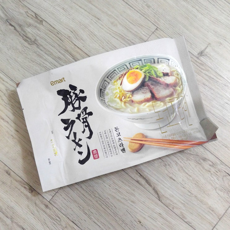 비오는 날 생각나는 음식~ 이마트 돈코츠 라멘!