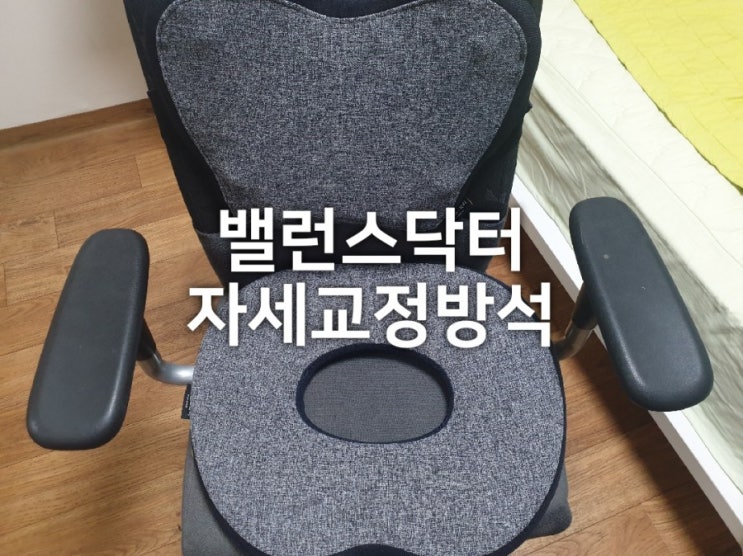  자세교정방석 밸런스닥터 제품 사용후기