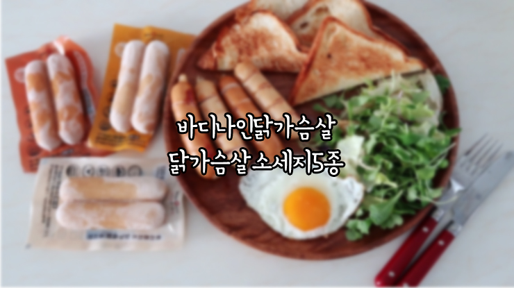  다이어트식단 바디나인 닭가슴살소세지로 식단 조절하세요 :3