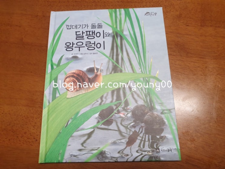  [키즈스콜레 100일독서_그물독서활동 5번째] 야호 자연아_껍데기가 돌돌 달팽이와 왕우렁이