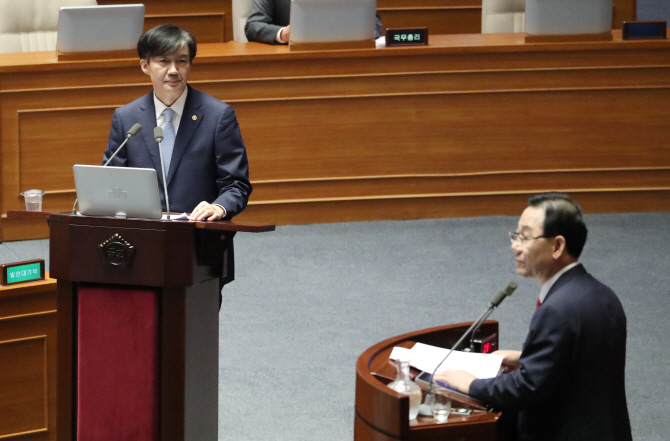  주호영 “조국씨를 장관으로 받아들이는 국민 없어”