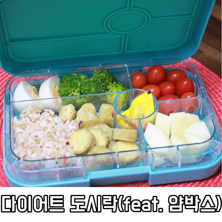  다이어트 도시락 만들기, 예쁜 도시락 얌박스 타파스.