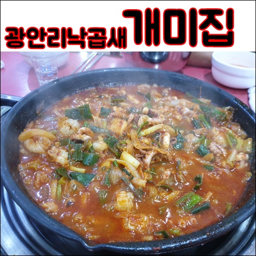  부산낙곱새 광안리 [ 개미집 ] 술이술술  2차로 더베이101
