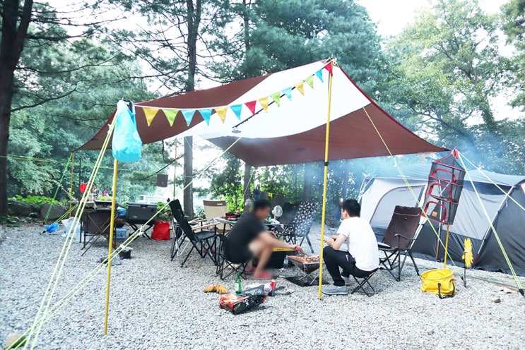  단체워크샵 음식은 미스고기 바베큐마켓으로 해결! in 용인 힐링캠핑장