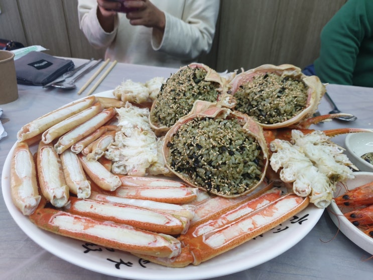  현/속초 대포동 대포어촌계 수산물 직매장에 위치한 대게맛집 감동대게!대포항 맛집,속초 롯데리조트 맛집
