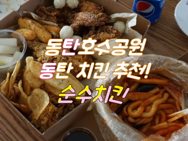  동탄 치킨 맛집::순수치킨 동탄호수공원점