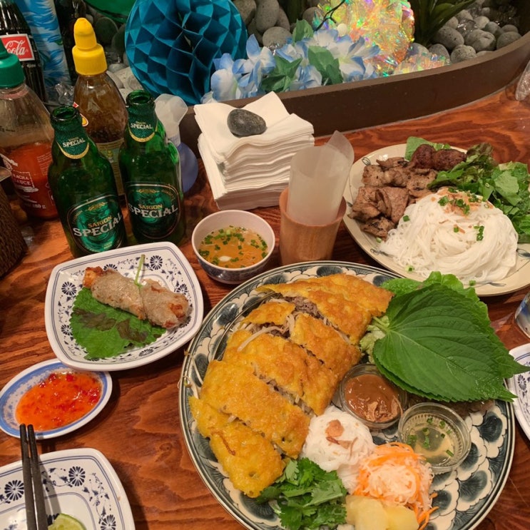  샤로수길 맛집  다해먹는요리학교 반쎄오 안녕베트남