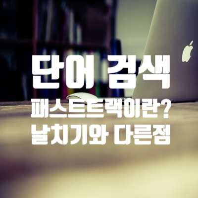  [단어 검색] 패스트트랙은 무슨 뜻 일까?