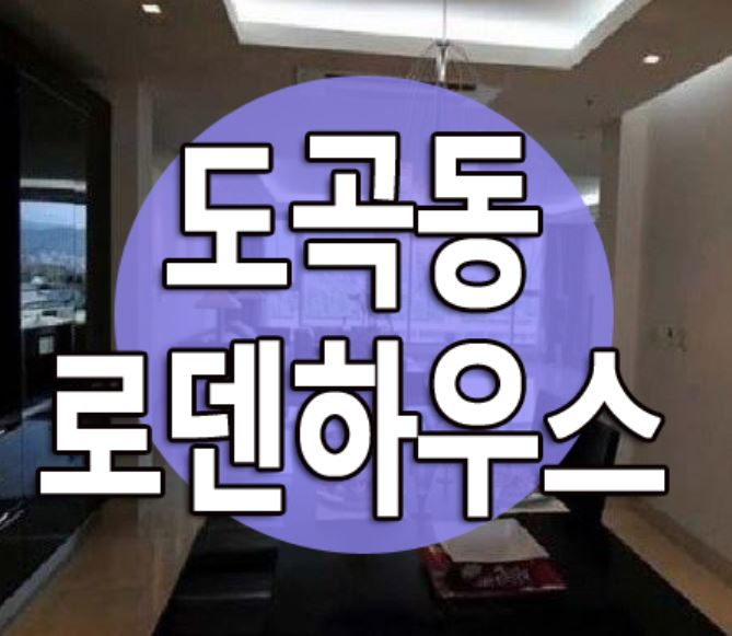  도곡동 고급빌라 깔끔함이 돋보이는 로덴하우스