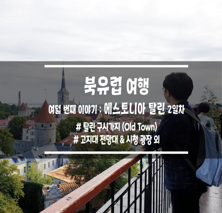  [북유럽] 발트 3국의 중심, 에스토니아 탈린 여행 2일차 : 탈린 구시가지(올드타운) / 탈린 전망대 및 구 시청광장 外