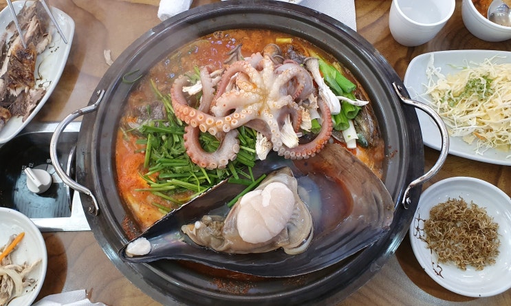  동탄 해물탕 맛과 양 둘다 대만족한 연평도해물탕찜