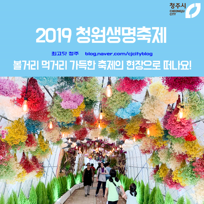  2019 청원생명축제 - 볼거리 먹거리 가득한 축제의 현장으로 떠나요!